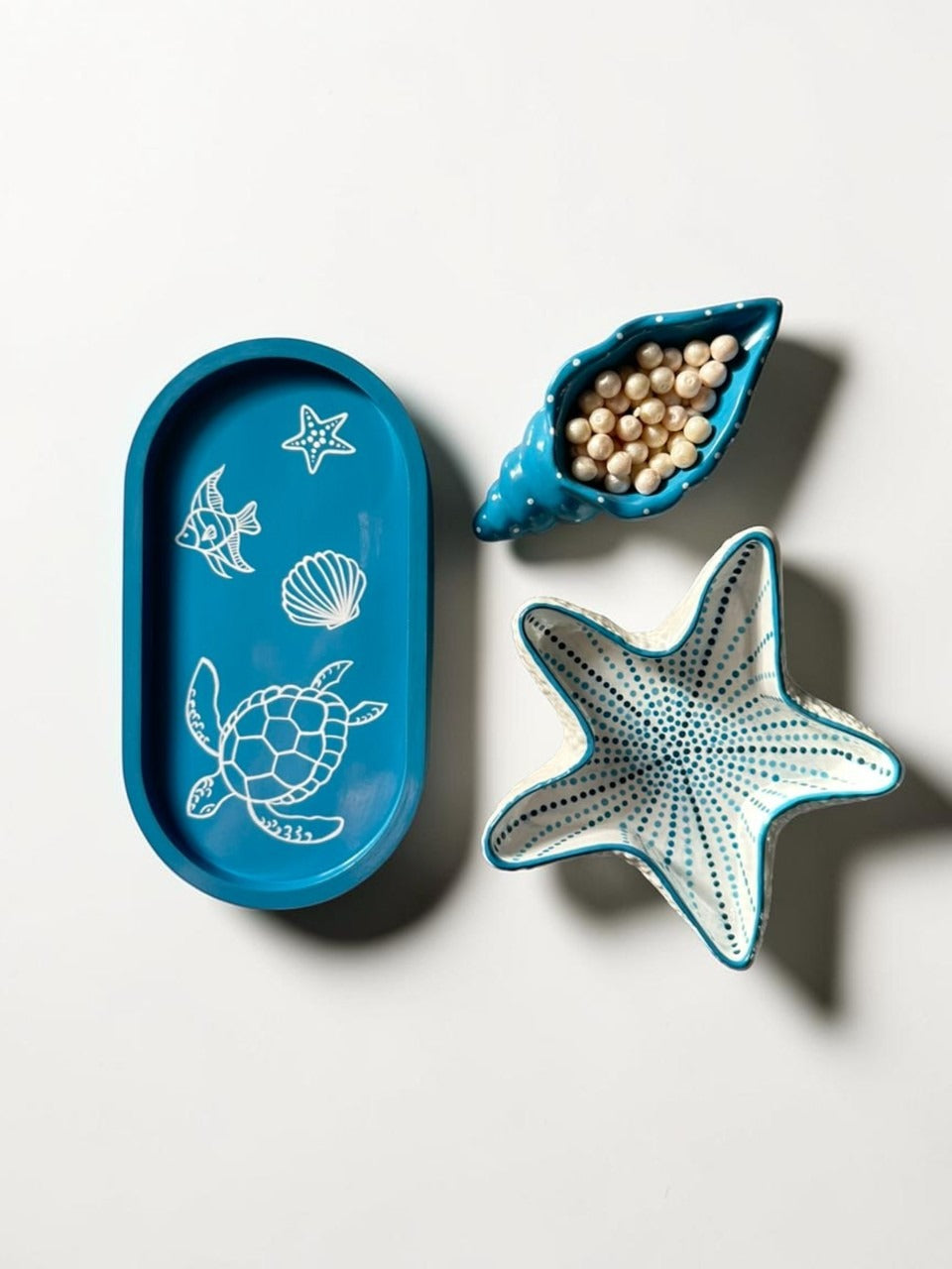 Blue Ceramic Dish Set