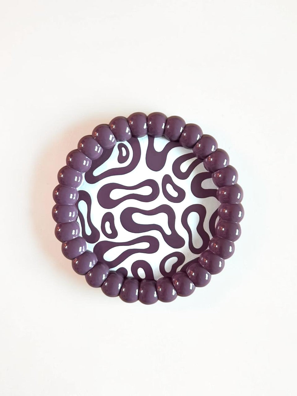 Purple Squiggle Tray