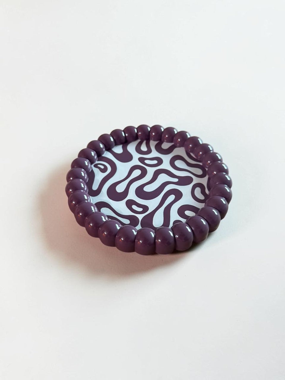Purple Squiggle Tray