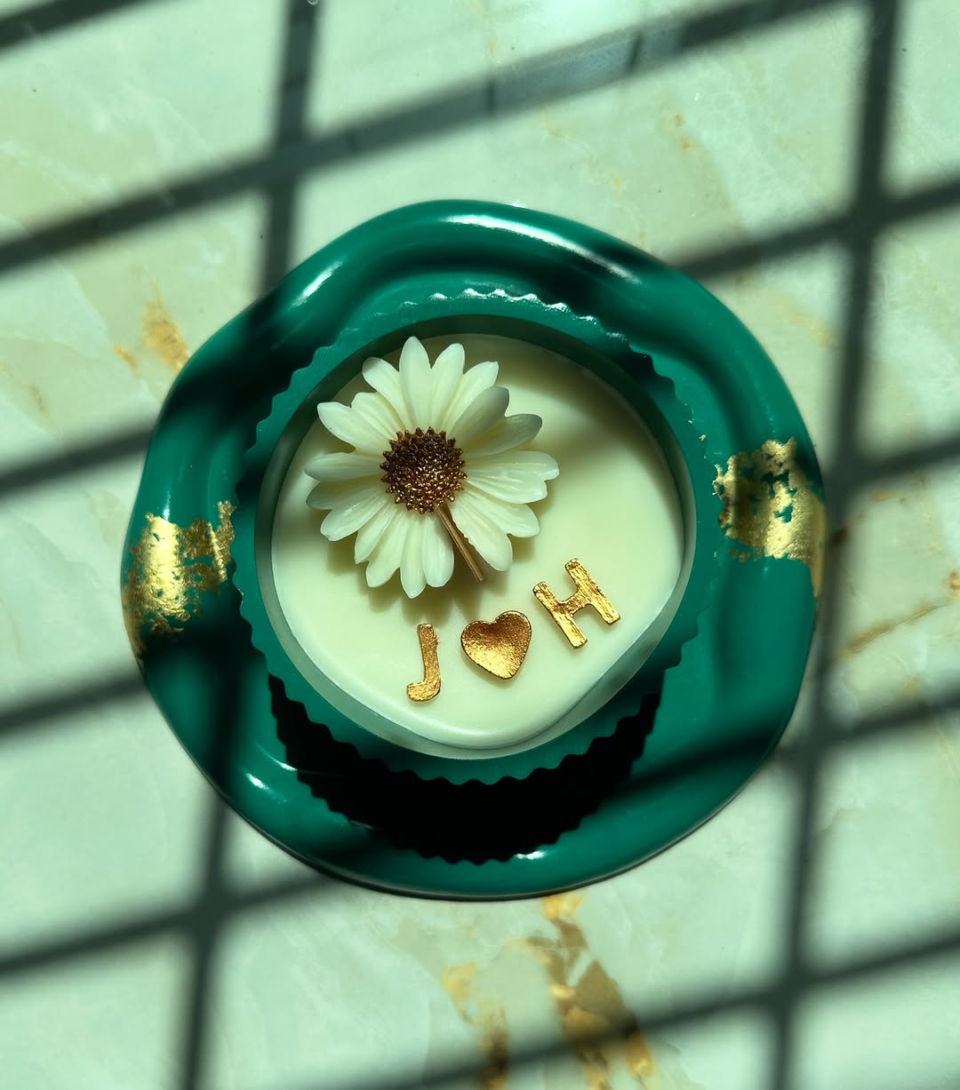 Emerald Bloom Luxury Candle