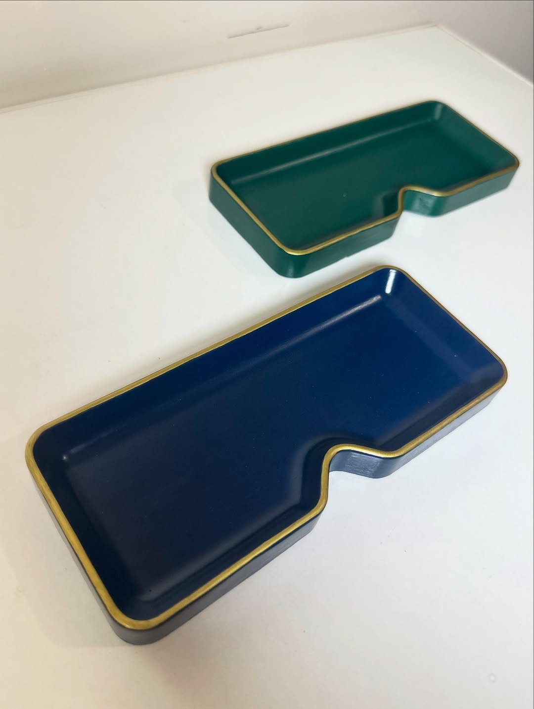 LuxeStone Glass Tray