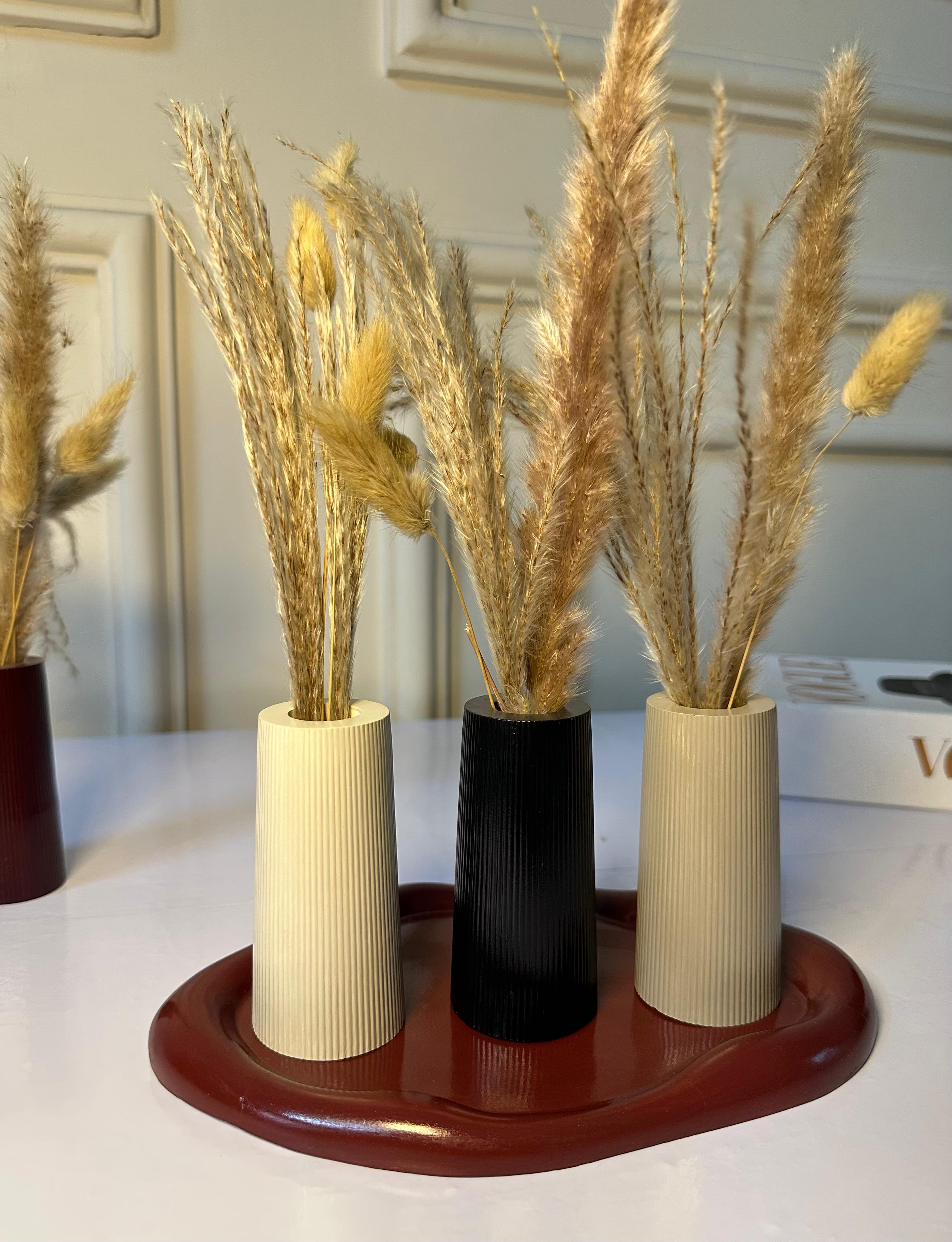 Stripped Vase
