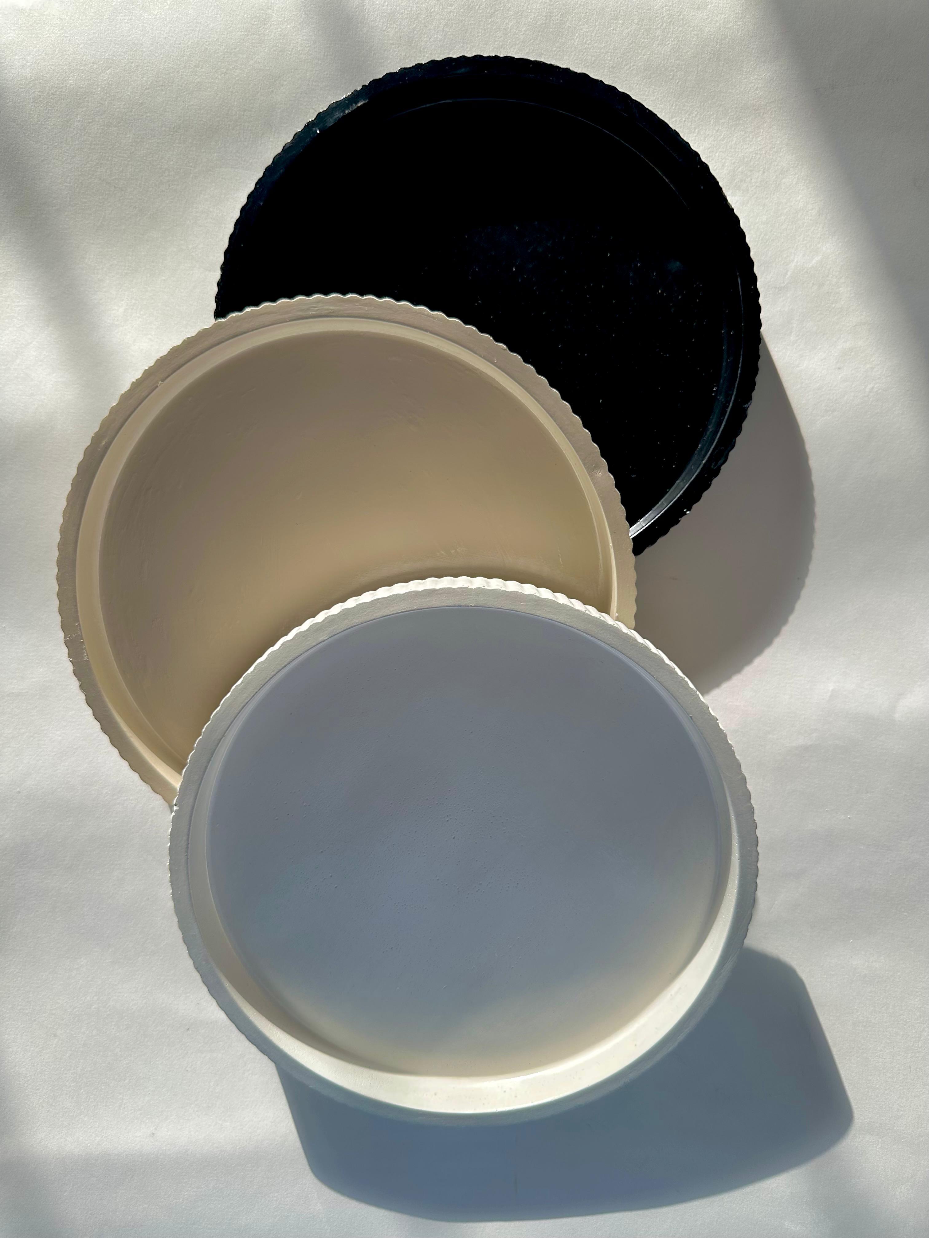 Circular Ribbed Tray