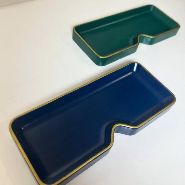 LuxeStone Glass Tray